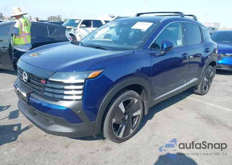 2025 Nissan Kicks Sr Fwd from USA, damaged, VIN 3N8AP6DA7SL403280